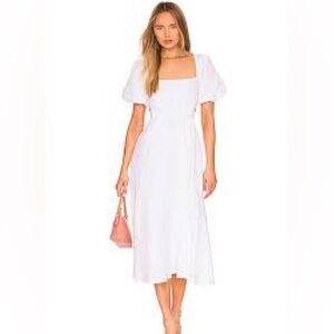 ASTR THE LABEL Poplin
Angeles Dress in White
